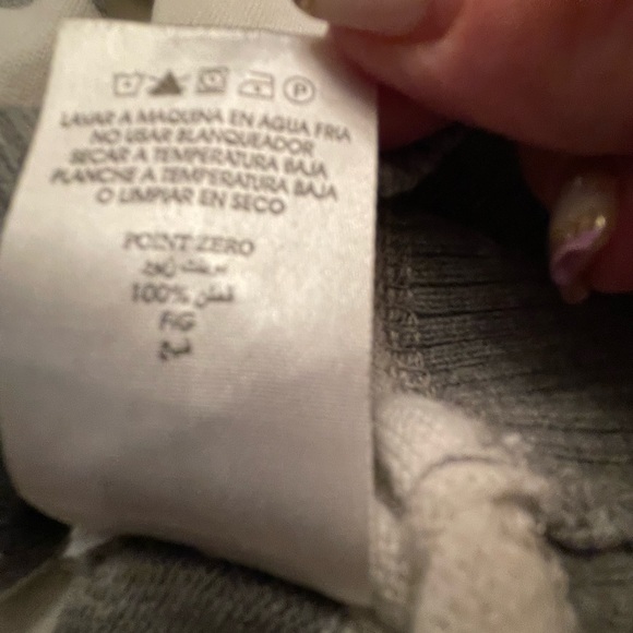 💙Men’s Point Zero Black label Large Grey & White Striped Pullover V Neck. - Picture 10 of 10